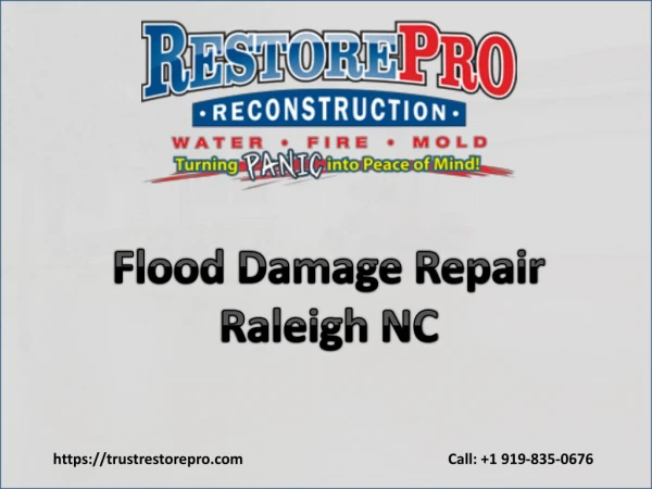 Flood Damage Repair Raleigh North Carolina