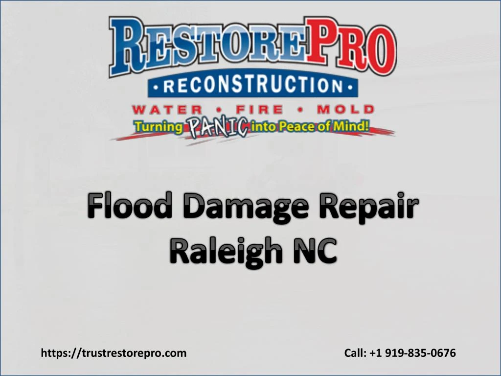 flood damage repair raleigh nc