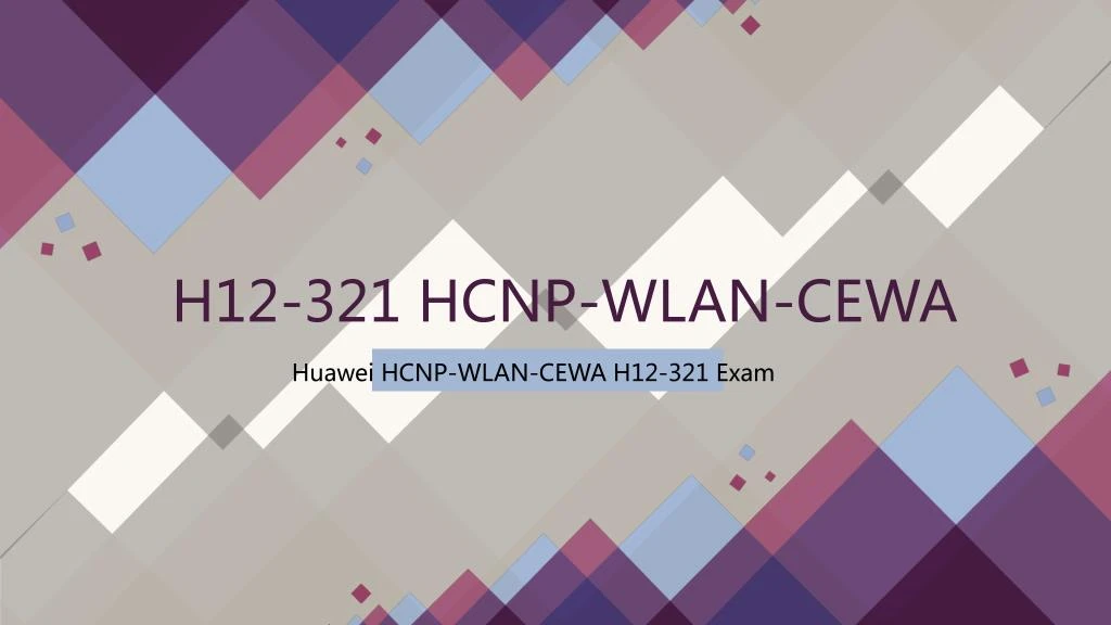 h12 321 hcnp wlan cewa