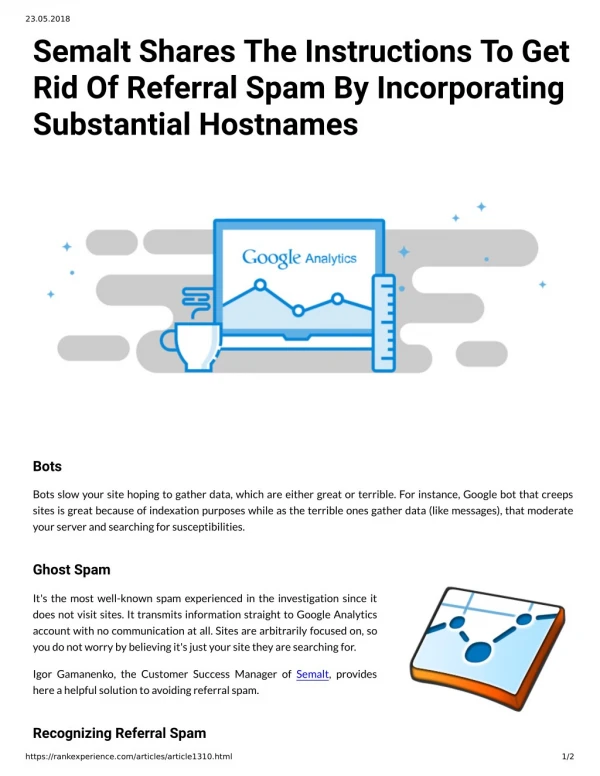 Semalt Shares The Instructions To Get Rid Of Referral Spam By Incorporating Substantial Hostnames