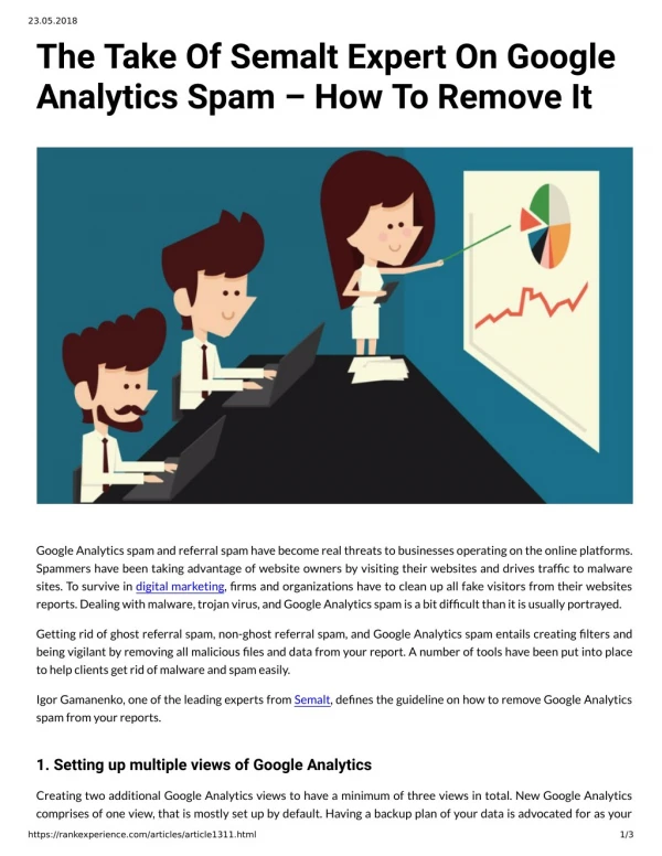 The Take Of Semalt Expert On Google Analytics Spam – How To Remove It