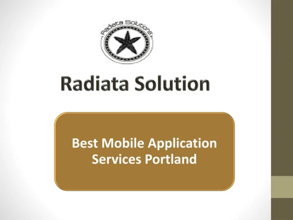 Get information about best mobile application services Portland