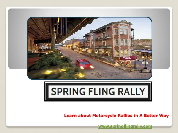 Learn about motorcycle rallies in a better way
