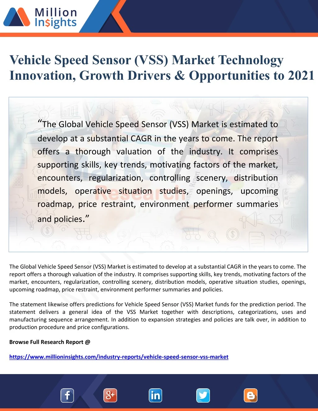 vehicle speed sensor vss market technology
