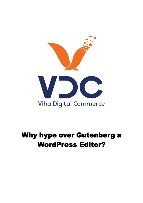 Why Hype Over Gutenberg a WordPress Editor?