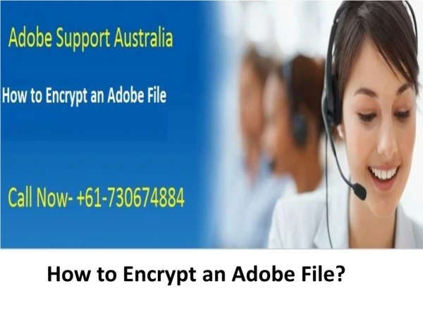 How to Encrypt an Adobe File?