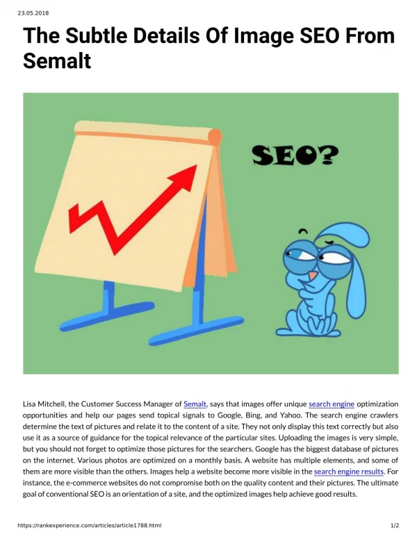 The Subtle Details Of Image SEO From Semalt