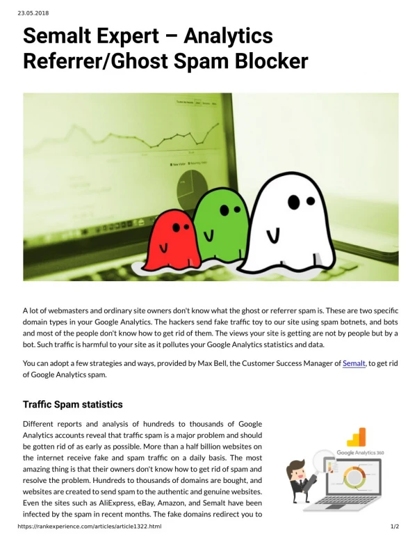 Semalt Expert – Analytics Referrer/Ghost Spam Blocker
