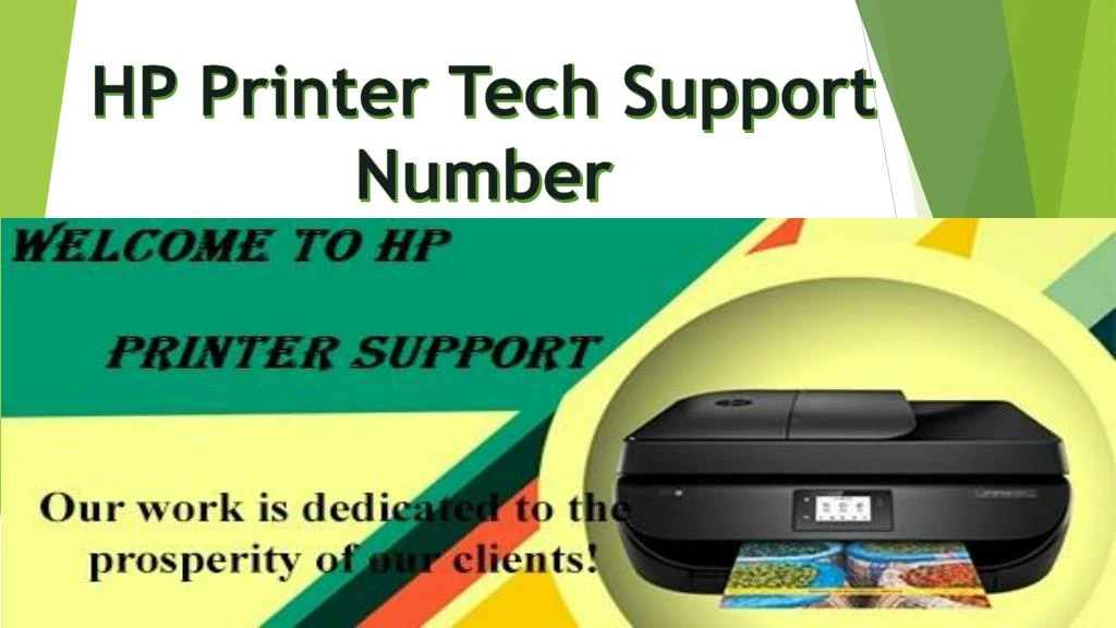 hp printer tech support number