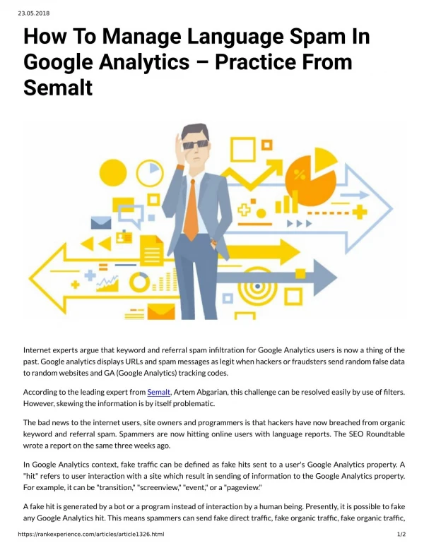 How To Manage Language Spam In Google Analytics – Practice From Semalt