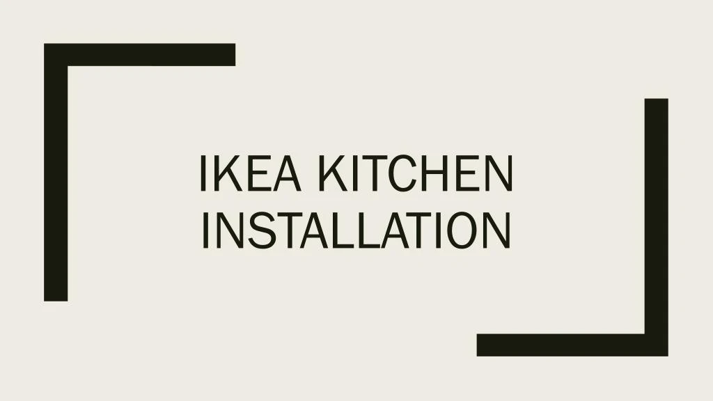 ikea kitchen installation
