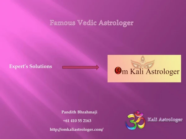 Om Kali Astrologer-Black Magic
