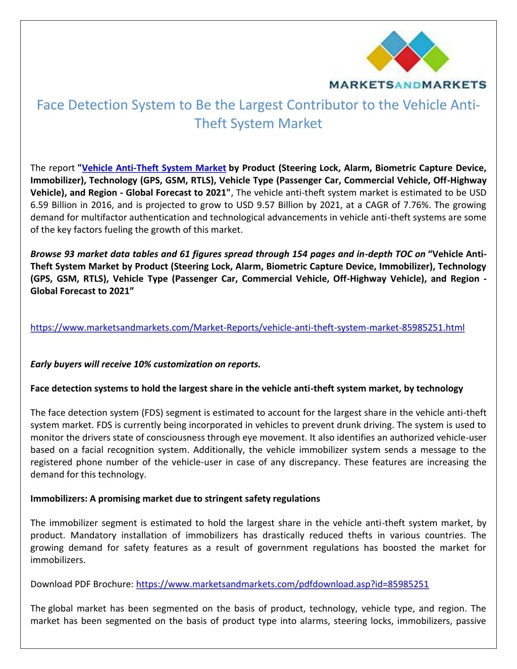 face detection system to be the largest