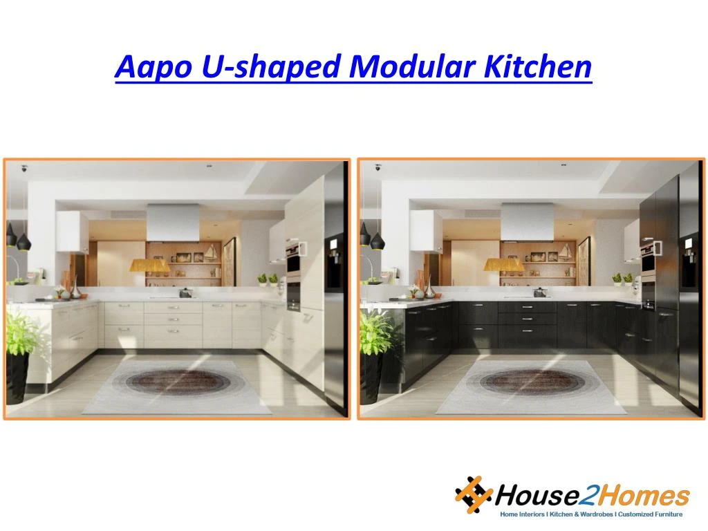 aapo u shaped modular kitchen