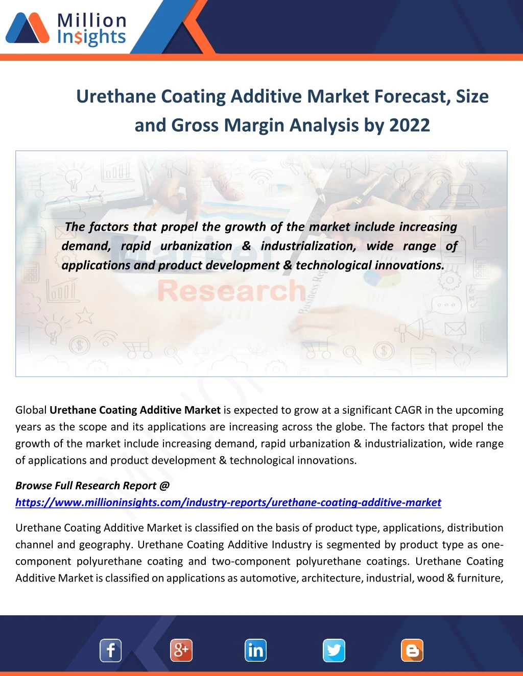 urethane coating additive market forecast size