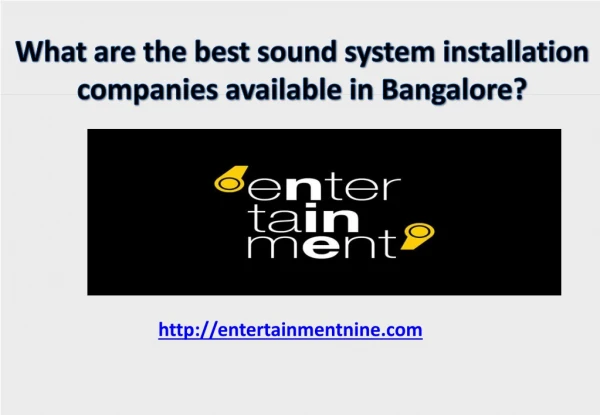 sound system rental companies in Bangalore
