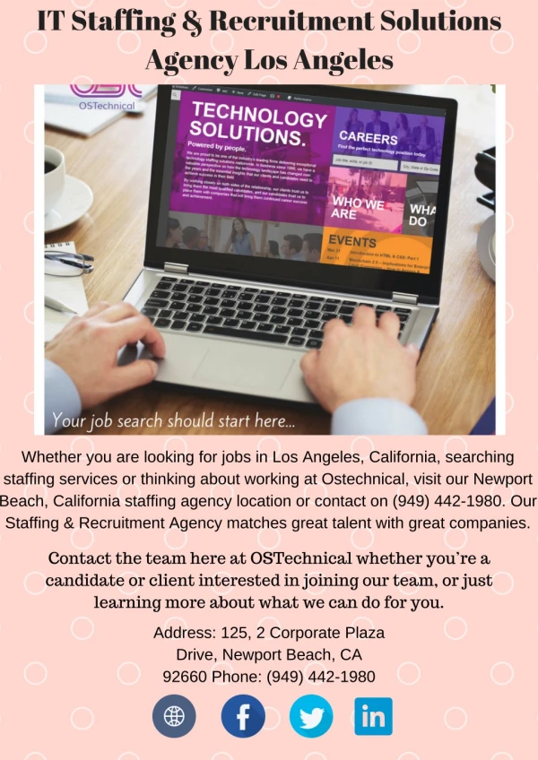 IT Staffing & Recruitment Solution Agency Los Angeles - Ostechnical