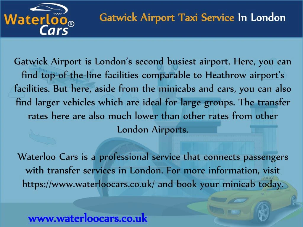 gatwick airport taxi service in london