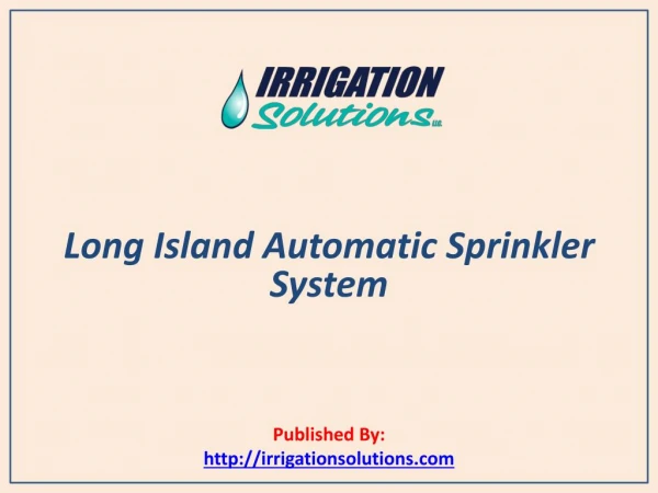 Long Island Automatic Sprinkler System
