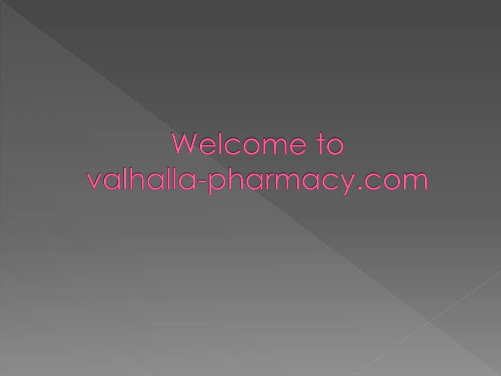 welcome to valhalla pharmacy com