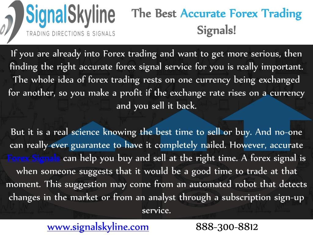 the best accurate forex trading signals