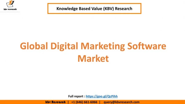 Global Digital Marketing Software Market to reach $77.4 billion by 2023