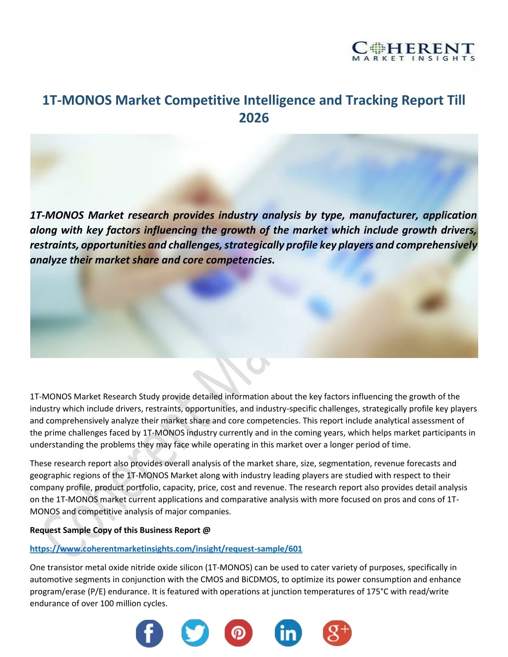 1t monos market competitive intelligence