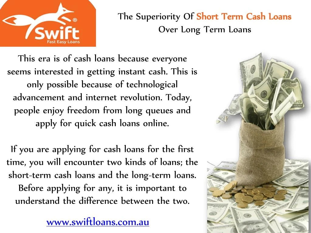 the superiority of short term cash loans over