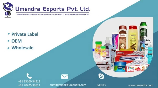 Healthcare Products and Medical Disposables Manufacture & Exporter
