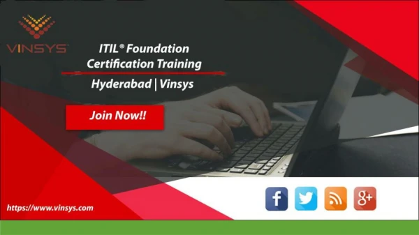 ITIL Certification Training Hyderabad | Vinsys