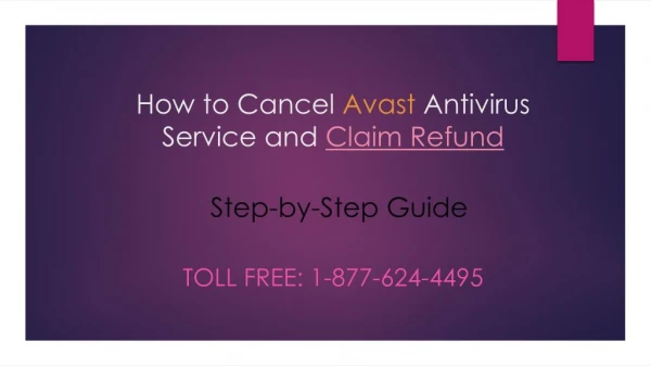 How to Cancel Avast Antivirus Service and Claim Refund?