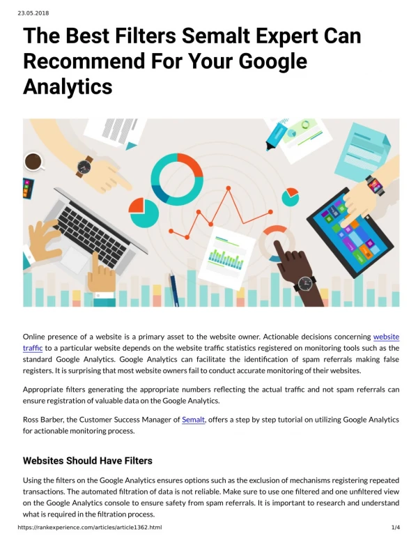 The Best Filters Semalt Expert Can Recommend For Your Google Analytics