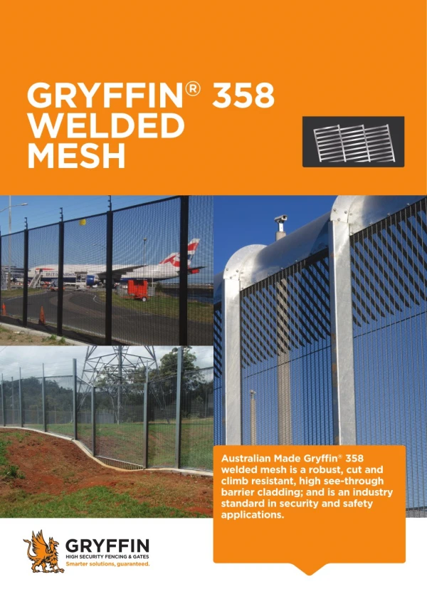 Gryffin 358 Welded Mesh Makes The Ideal High-Security Steel Fence
