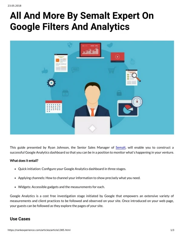 All And More By Semalt Expert On Google Filters And Analytics