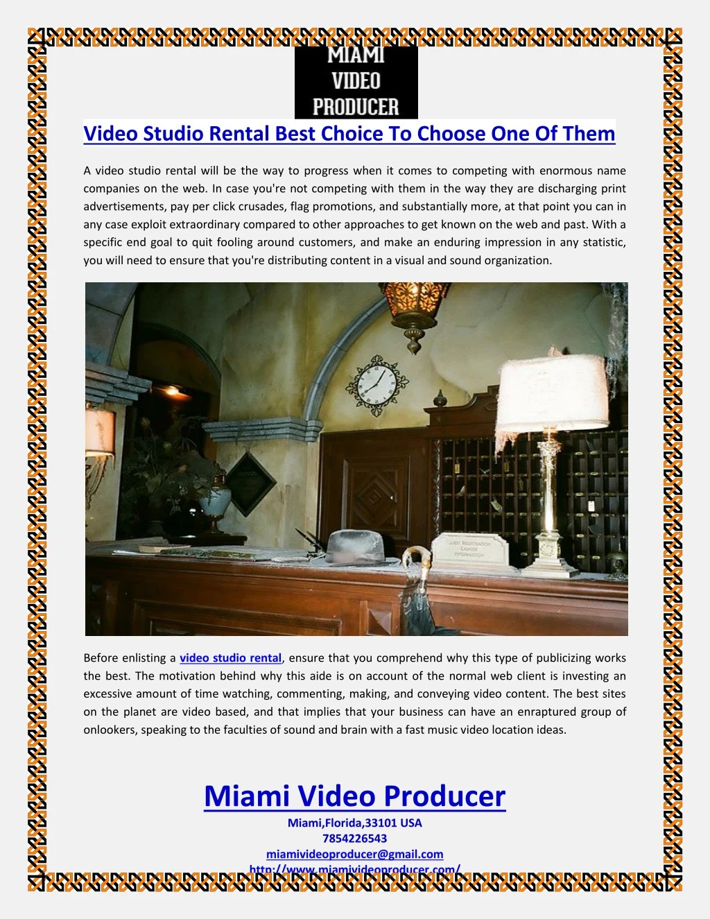 video studio rental best choice to choose