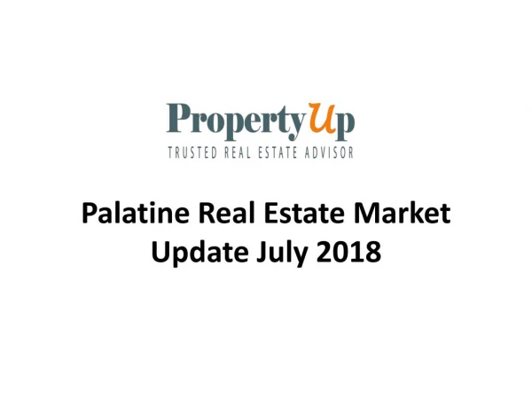 Palatine Real Estate Market Update July 2018