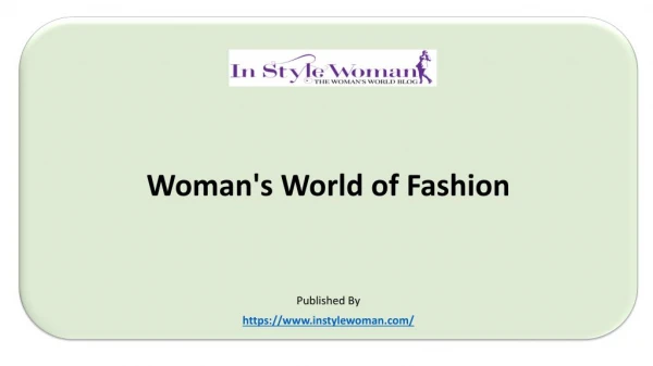 Woman's World of Fashion