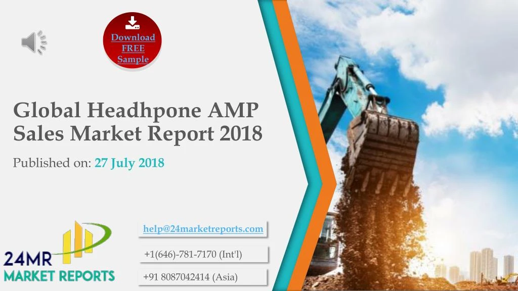global headhpone amp sales market report 2018