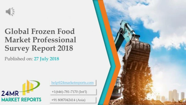 Global Frozen Food(Ready Meals, Meat, Seafood, Fruits & Vegetables, Potatoes, Soup) Market Professional Survey Report 20