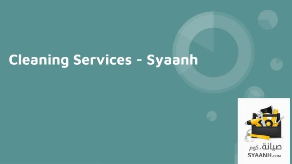 Cleaning services - Syaanh