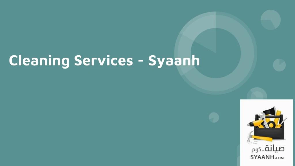 cleaning services syaanh