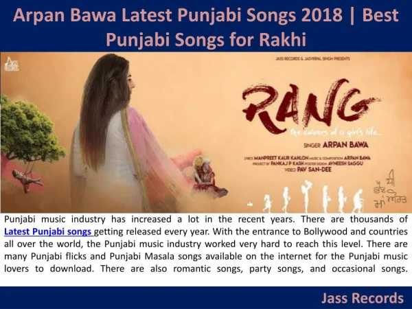 New Punjabi Songs 2018 | Best Punjabi Songs july 2018 | Jass Records - YouTube