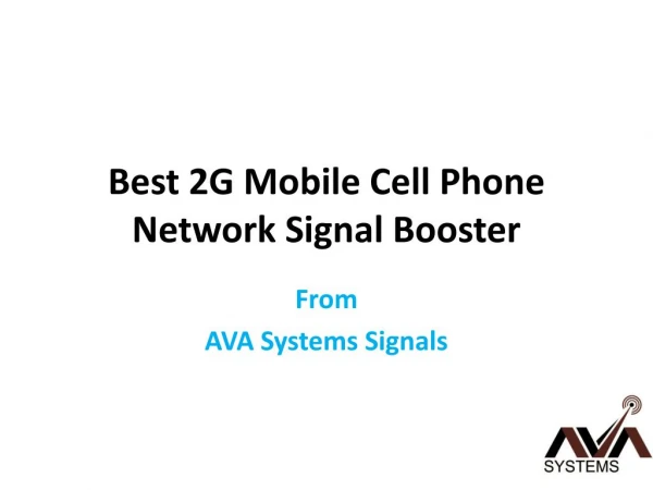 Best 2G 3G Mobile Phone Network Signal Booster
