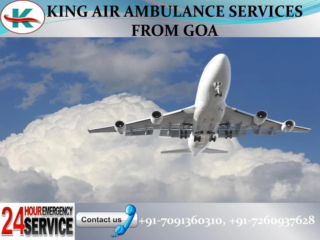 king air ambulance services from goa
