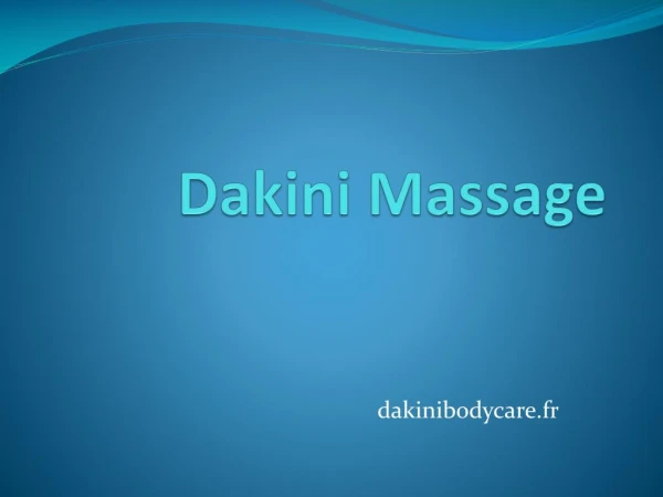 Dakini massage
