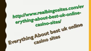 Everything About best uk online casino sites