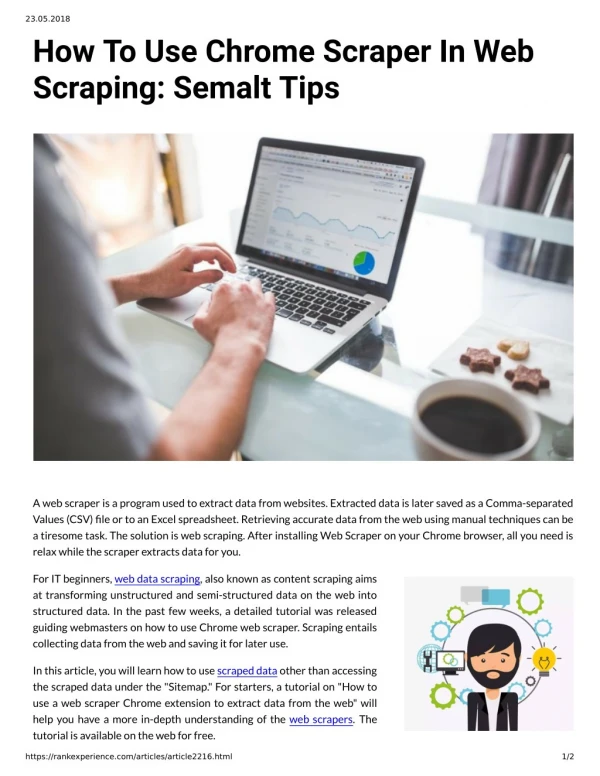 How To Use Chrome Scraper In Web Scraping: Semalt Tips