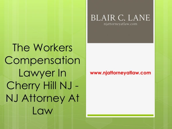 New Jersey Workers Compensation Attorney – Best Lawyers in New Jersey