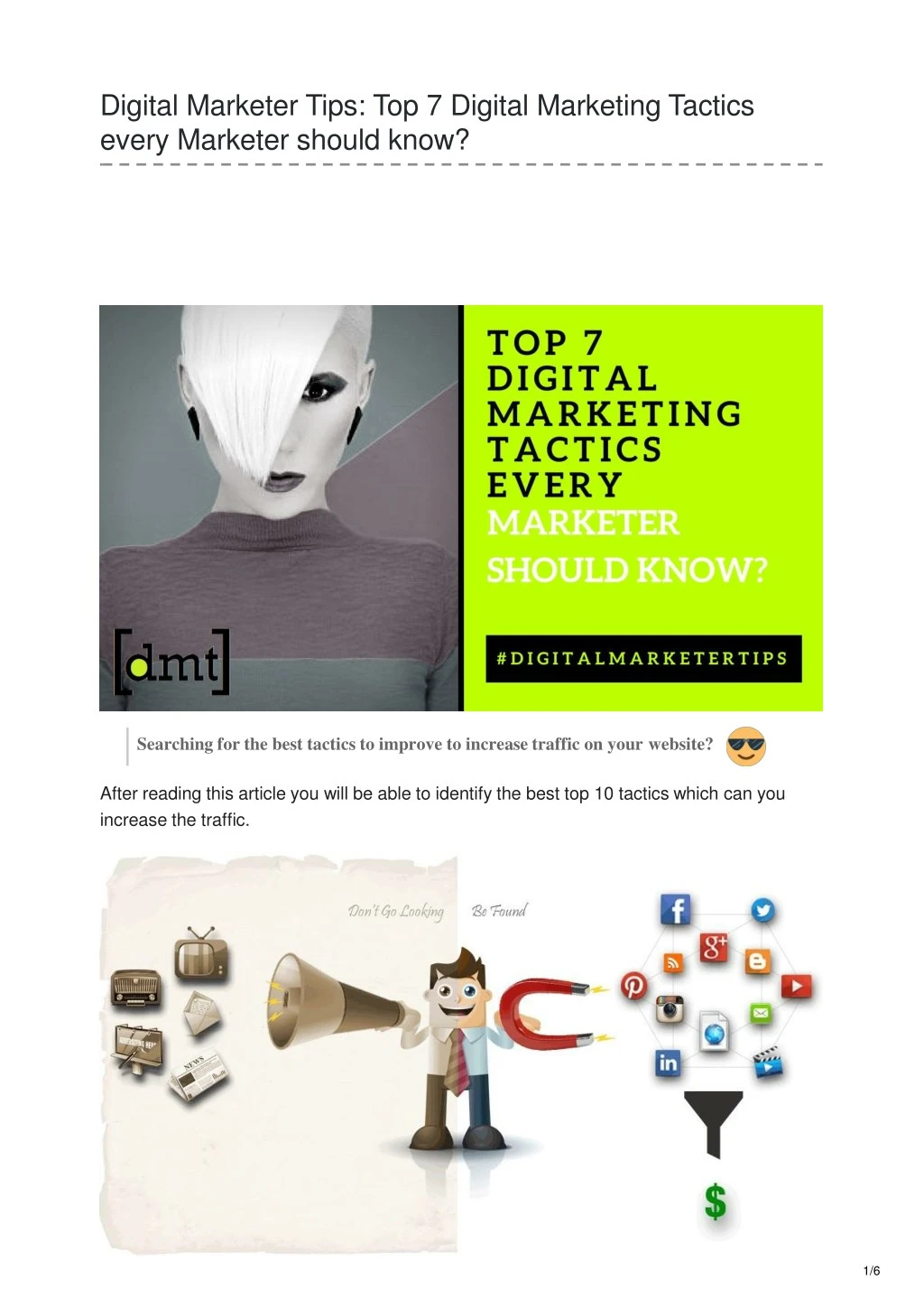 digital marketer tips top 7 digital marketing