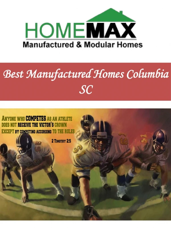Best Manufactured Homes Columbia SC
